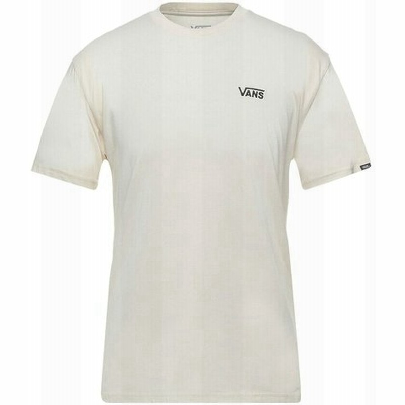 Vans バンズ Tシャツ トップス メンズ T Shirts Ivory 通販 Lineポイント最大get Lineショッピング