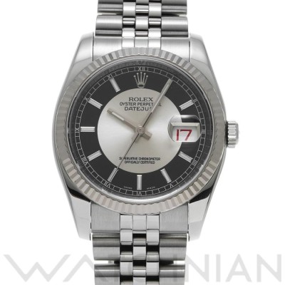 ロレックス ROLEX 116234 D番(2005年頃製造) ブラック メンズ 腕時計