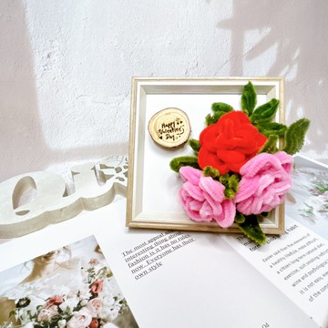 【手工訂製】花禮【熱愛希望】毛根玫瑰花