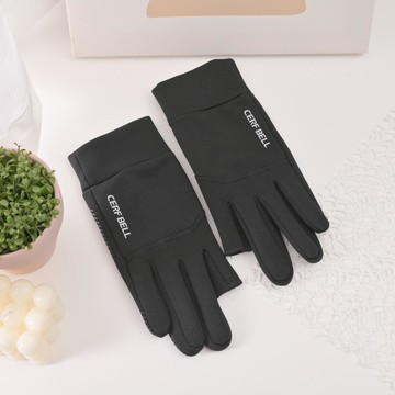 CB高彈露二指止滑防風手套-黑色L