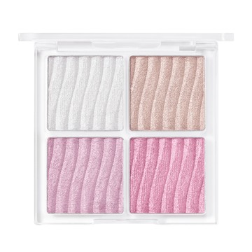 WAKEMAKE 唯可魅 四色立體小臉高光盤- 02冷色