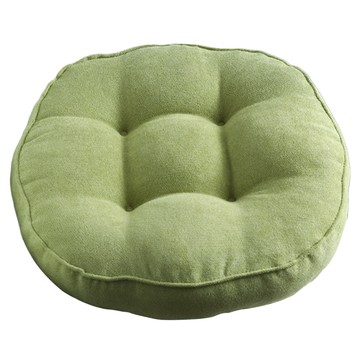 HONDONI 新款4D冰雪絨美臀坐墊 圓形加厚款 Q11  40 x 40cm  豆芽綠