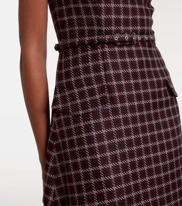 Emilia Wickstead Petra houndstooth wool-blend midi dress