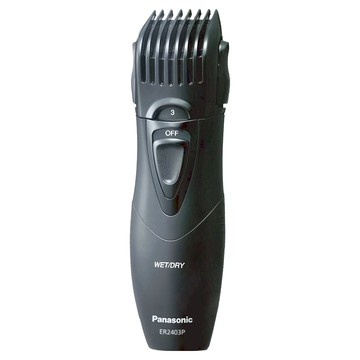 Panasonic國際牌 輕巧可水洗修鬍修鬢角器/理髮器/刮鬍刀/電剪  ER2403  黑色  1個
