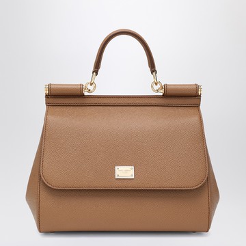 Large caramel Sicily Hand Bag