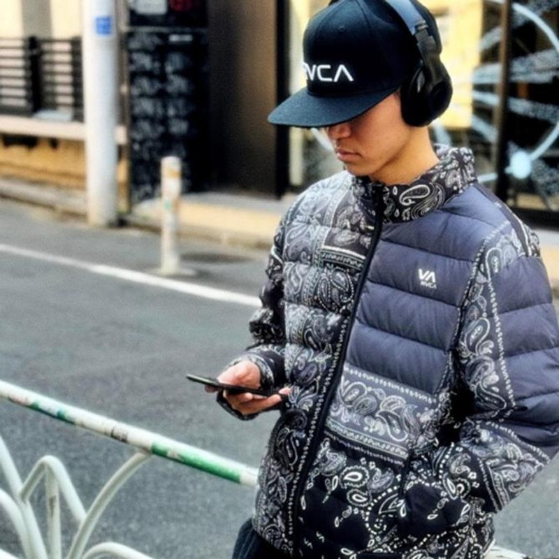 ルーカ Rvca ルカ メンズ BREEZY PUFFER JACKET 中綿 ジャケット