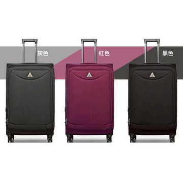 ~雪黛屋~KANGOL 20.24.28吋行李箱超輕量商務箱耐重提把可加大容量P360度靜音萬向雙飛機旋轉W#S002