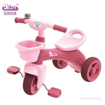 寶麗玩具 1708 兒童三輪腳踏車 兒童三輪車 /一個入(促1800) BAOLI 智動成長 童車 寶寶 小孩腳踏車 小孩自行車-生1708A/B