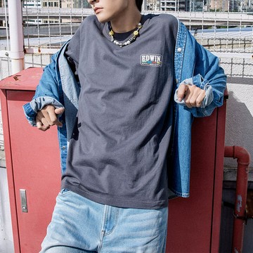 EDWIN｜男裝｜復古光譜印花短袖T恤