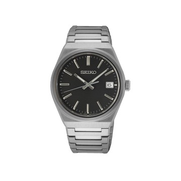 SEIKO CS系列 簡約經典石英錶-黑