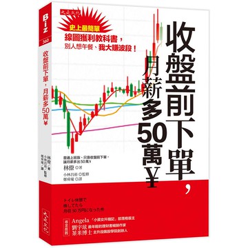 收盤前下單，月薪多50萬￥：史上最簡單線圖獲利教科書，別人想午餐、我大賺波段！