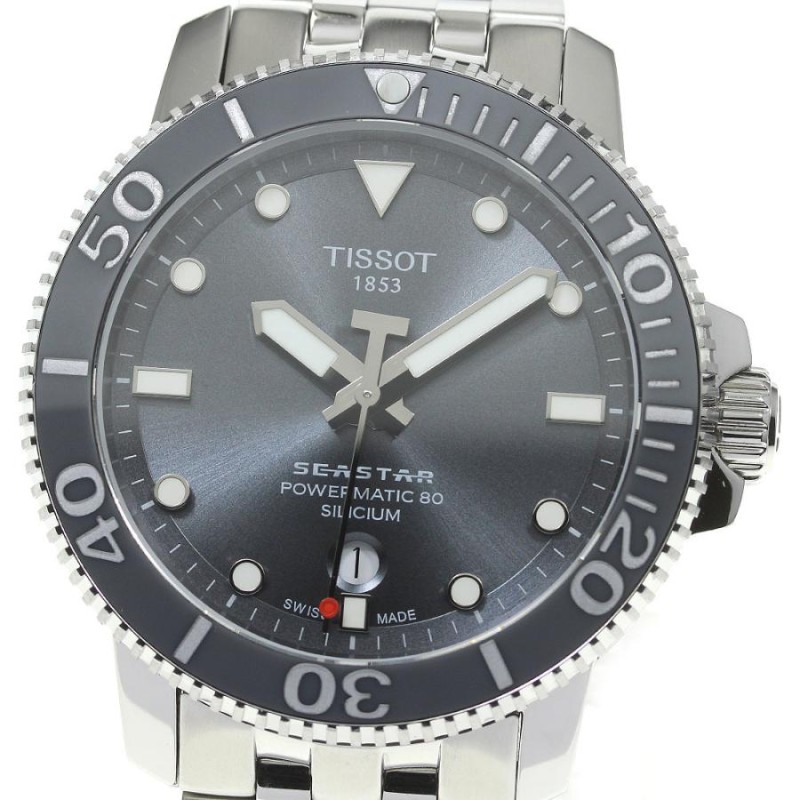 ☆極美品☆内箱・保証書付き【TISSOT】ティソ シースター1000 デイト 