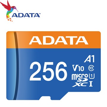 威剛 ADATA 256GB microSDXC Class10 - 附SD轉卡