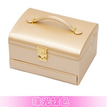 精品木質化妝盒帶鎖飾品收納盒 十天預購