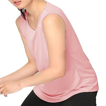 MI MI LEO 台灣製竹炭科技抑菌女背心  2XL  玫粉色