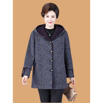 中老年女春秋外套特體加肥加大碼200斤胖太太媽媽裝時尚奶奶衣服