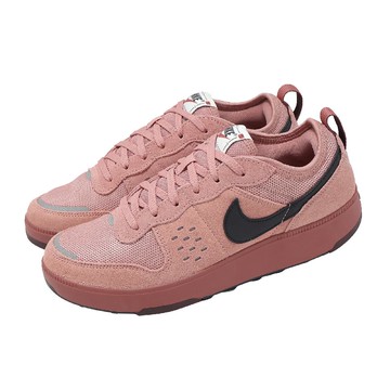 休閒鞋 C1TY GS 大童 女鞋 粉紅 黑 麂皮 復古 HQ0028-600