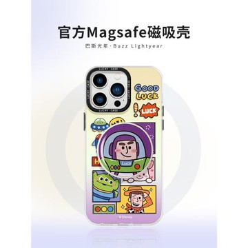 MASFEIL × 巴斯光年適用蘋果17Promax手機殼14磁吸支架iPhone16保護套13網紅15卡包全包12防摔max女款ip16