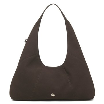 Carlyn NUV 麂皮肩背包 H75334010  Dark Brown  40 x 9.5 x 21cm