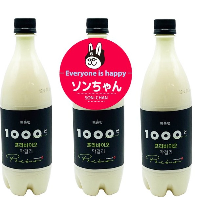 Premium マッコリ 1000億 プリバイオマッコリ 750ml ×3本 クッスンダン マッコリ 通販 LINEポイント最大0.5%GET |  LINEショッピング