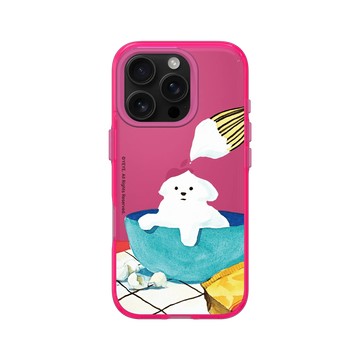 iPhone 16 Pro Clear 粉漾桃 - YEYE - 奶油 Moonge