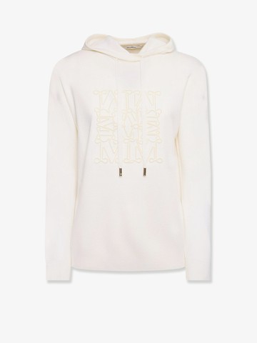 Pamir virgin wool sweater with maxmaragram flocked motif - MAX MARA - gender_Woman