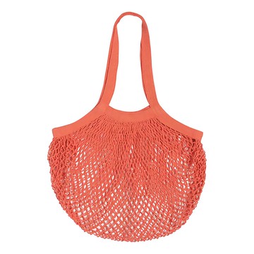 Now Designs 編織肩背包 網狀設計 可負重 10 kg 100%棉  18 x 2 x 19.5cm  珊瑚