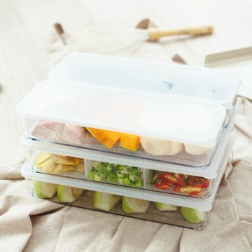 隔日出貨【韓國Silicook】組合B 大型食材4件組 850ml&1900ml 附2組隔版｜檢驗無毒 保鮮整理盒 官方