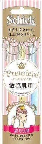 Schick Japan Premier Sensitive Skin Eyebrow L Disposable 3-Pack