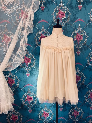 中國結領襯衫 Sharon - 夏蓉 【奶油色】