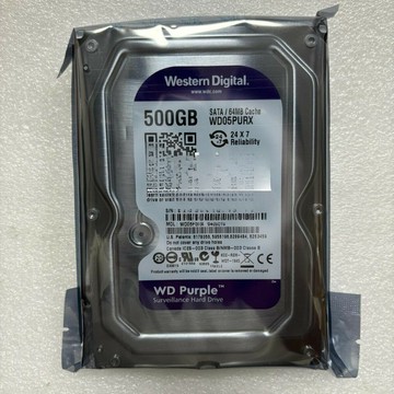 WD西數WD05PURX 500G紫盤監控硬盤臺式機械安防錄像機硬盤SATA3.5【北歐家居生活】