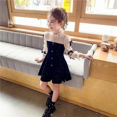 ワンピース キッズ 長袖 子供服 女の子 春秋 キッズワンピース チュール 蝶結び 子供ドレス 結婚式 お姫様 ジュニア 可愛い カジュアル 通販 Lineポイント最大get Lineショッピング