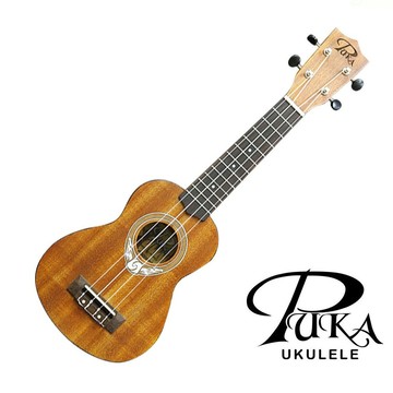 Puka Ukulele 烏克麗麗 PK PHS 鳳凰口輪設計 沙比利木 21吋【黃石樂器】