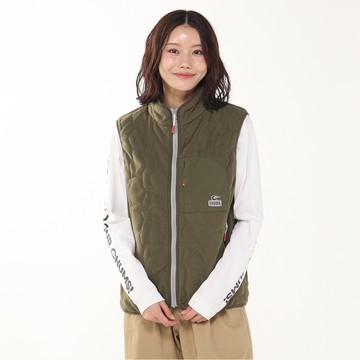 CHUMS Booby Stitch Fleece Vest 男 刷毛背心 橄欖綠 CH041472M032