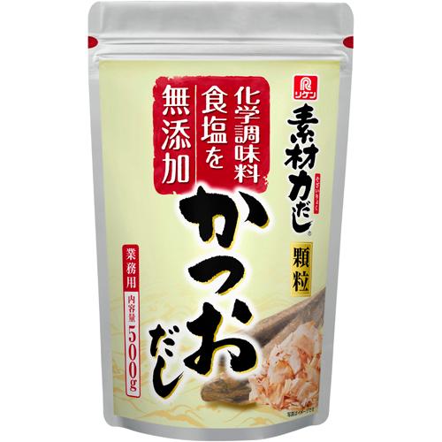 リケン　素材力だし かつおだし　500ｇ×10袋