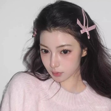 🔥臺灣出貨🔥【2.8萬人收藏】法式芭蕾風蝴蝶結粉色絲帶髮夾女韓係甜美髮卡劉海側邊夾髮飾頭飾