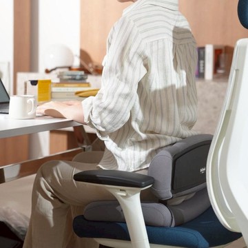 【預購】自然坐姿護腰坐墊 藍色