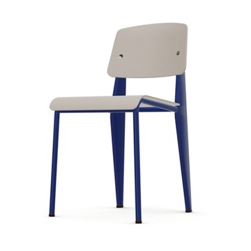 Standard SP 標準單椅（羊毛灰座面、鈷藍椅腳）