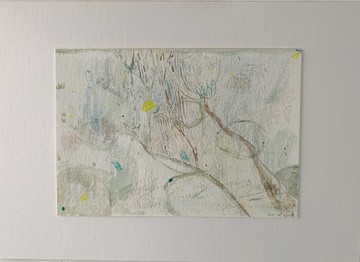 繪畫作品--灰階森林