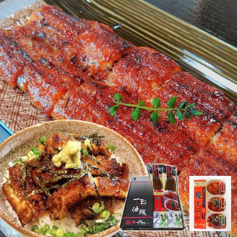 うなぎの蒲焼き 国産 愛知一色産 長焼 約130g×2尾 鰻まぶしセット 50g×2食 タレ・山椒・ダシ付き 個包装 真空パック 贈答品 ギ