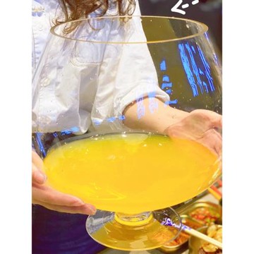 超大啤酒杯巨大特大號水杯巨型果汁杯大容量紅酒高腳杯酒吧玻璃杯