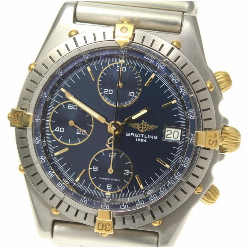 BREITLING メンズ腕時計 自動巻き クロノマット B13047