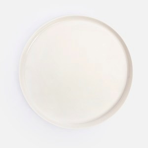 伊登雙釉強化瓷圓盤26.8cm 白