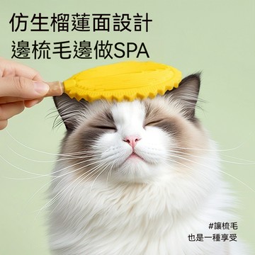 現貨速發 寵物榴蓮按摩梳 寵物多功能刮毛梳 貓咪毛髮美容梳 貓咪去浮毛 貓毛清理器 寵物洗澡刷 貓咪清潔按摩 寵物用品