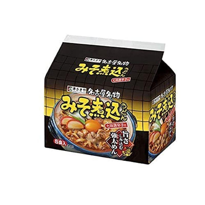 寿がきや みそ煮込みうどん 91g×５個 （１パック５食入り）