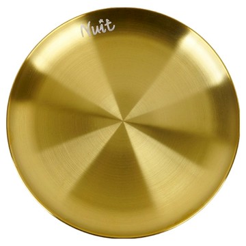 Nuit 努特 304不鏽鋼圓盤 NTD66GD  1個  26cm  金色