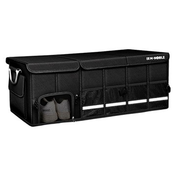 M-NOBLE 牛津布汽車後車廂整理箱 110L  黑色