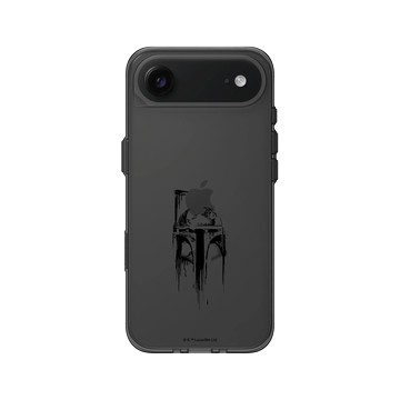 iPhone Air Clear (相機按鈕) 酷墨灰 - 迪士尼-星際大戰 Star Wars - 波巴費特-噴漆黑