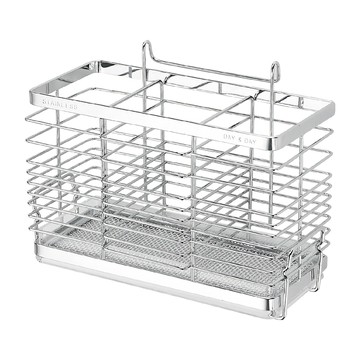 DAY&DAY 日日家居 長方型餐具桶 附滴水盤 #304 不鏽鋼  1組