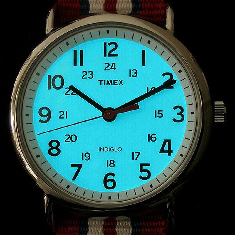 TIMEX ウィークエンダー セントラルパーク ブルー/レッド - 時計